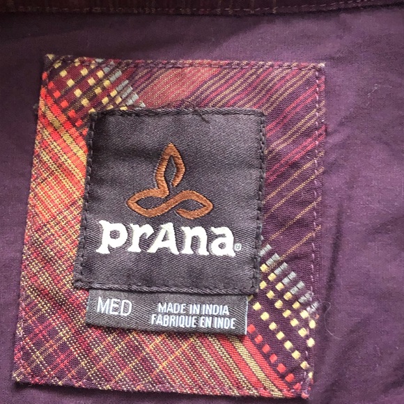 PRANA BUTTON DOWN SHIRT - Picture 3 of 6